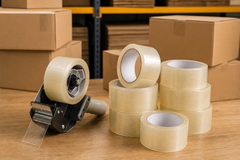 Cinta de embalaje para cajas de cartón